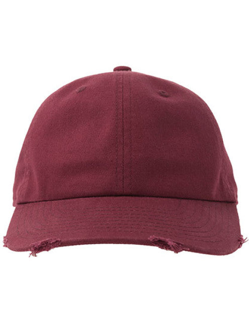 Atlantis Headwear - Dad Hat Destroyed-S - Cardinal Red