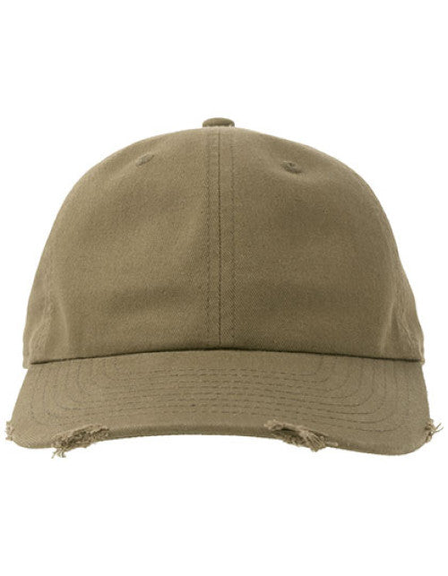 Atlantis Headwear - Dad Hat Destroyed-S - Olive
