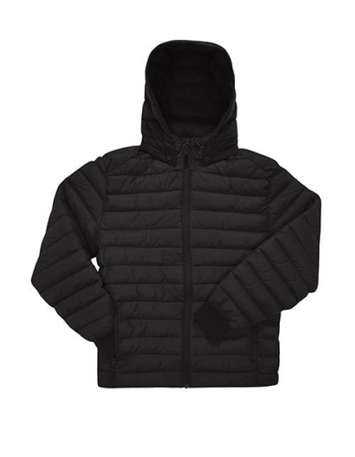 B&C BE INSPIRED - #Reset Puffer - Black
