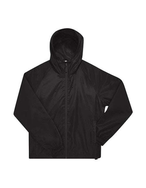 B&C BE INSPIRED - #Reset Windbreaker - Black