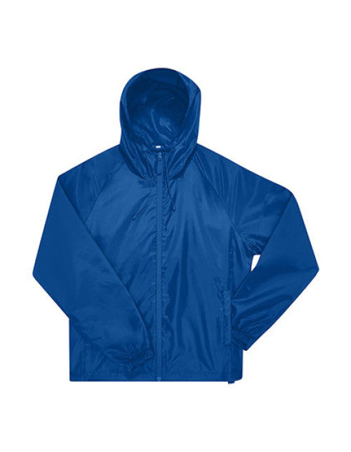 B&C BE INSPIRED - #Reset Windbreaker - Royal Blue