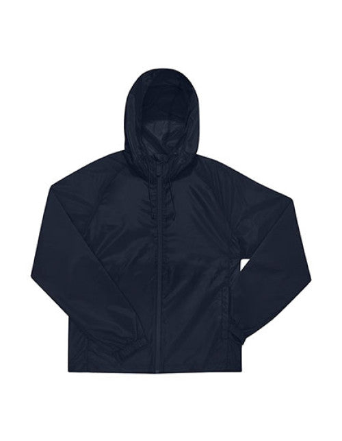 B&C BE INSPIRED - #Reset Lined Windbreaker - Navy
