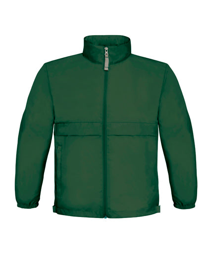 B&C - Sirocco Kinder Windbreaker Jas - Bottle Green