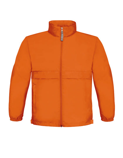 B&C - Sirocco Kinder Windbreaker Jas - Orange