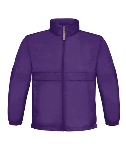 B&C - Sirocco Kinder Windbreaker Jas - Purple