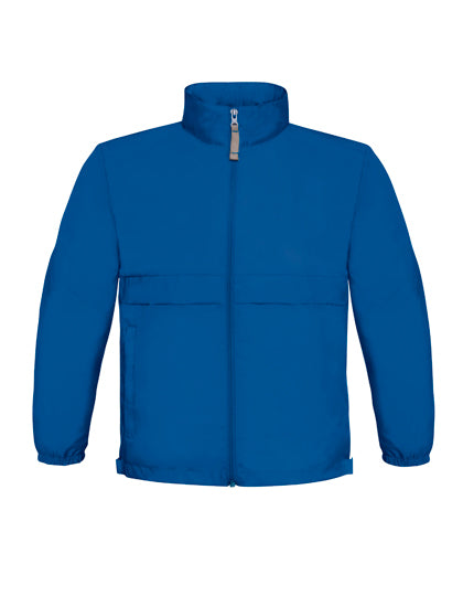 B&C - Sirocco Kinder Windbreaker Jas - Royal Blue