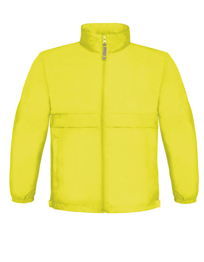 B&C - Sirocco Kinder Windbreaker Jas - Geel