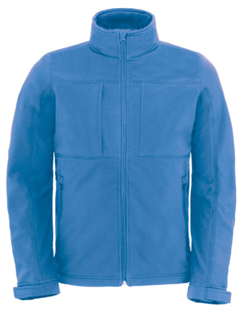 B&C COLLECTION - Men´s Hooded Softshell - Azure