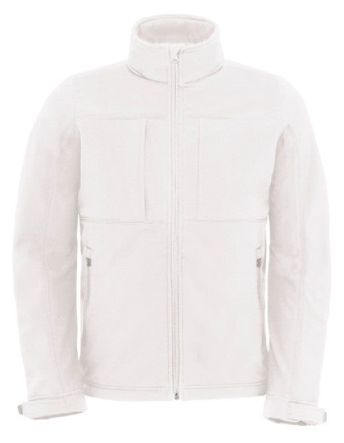 B&C COLLECTION - Men´s Hooded Softshell - White
