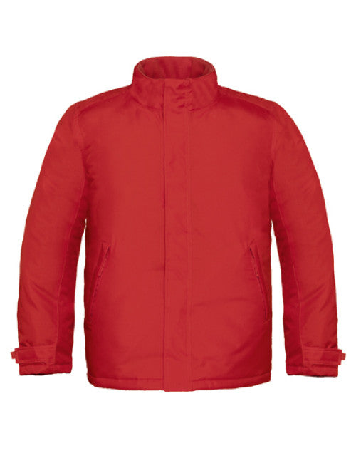 B&C COLLECTION - Men´s Jacket Real+ - Deep Red
