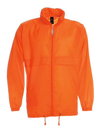 B&C COLLECTION - Unisex Jacket Sirocco - Orange XL (uitverkoop)