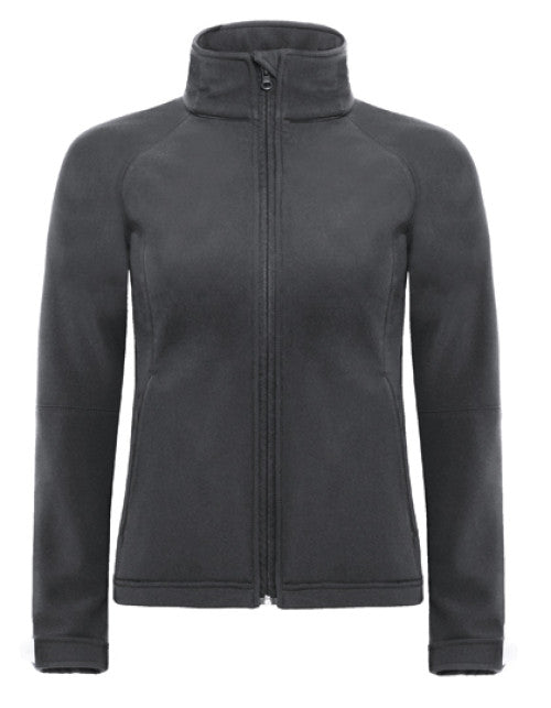 B&C COLLECTION - Women´s Hooded Softshell - Dark Grey (Solid)