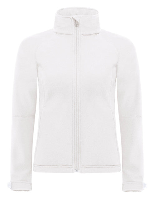 B&C COLLECTION - Women´s Hooded Softshell - White