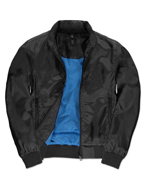 B&C COLLECTION - Women´s Jacket Trooper - Black / Cobalt Blue