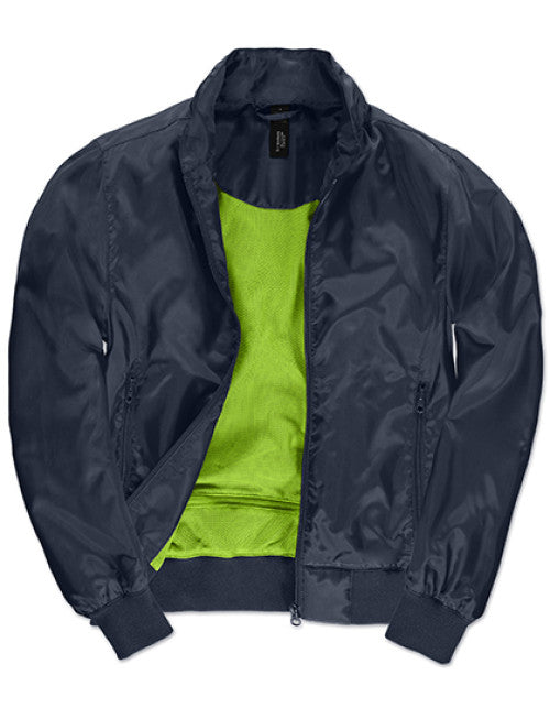 B&C COLLECTION - Women´s Jacket Trooper - Navy / Neon Green