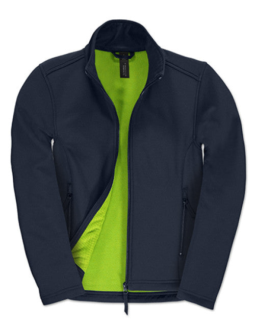 B&C COLLECTION - Women´s Jacket Softshell ID.701 - Navy / Neon Green