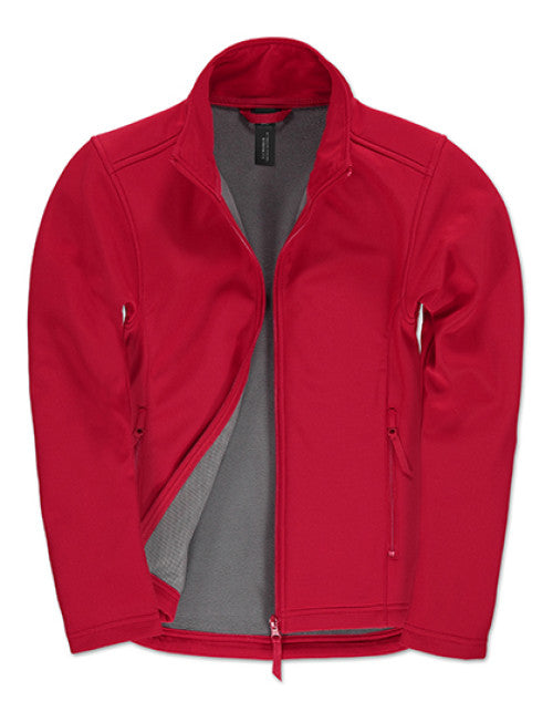 B&C COLLECTION - Women´s Jacket Softshell ID.701 - Red / Warm Grey