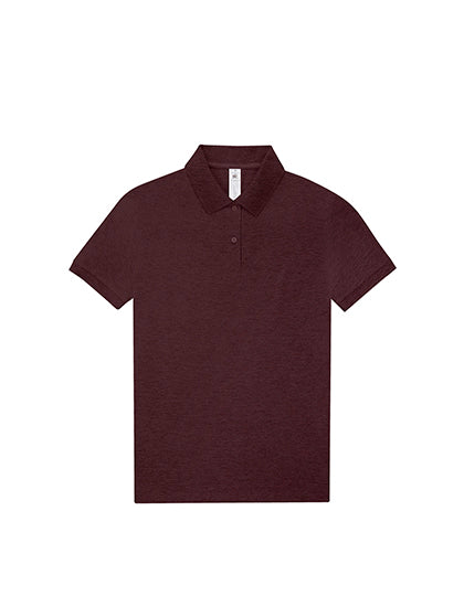 B&C BE INSPIRED - 210 My Dames Polo - Heather Burgundy