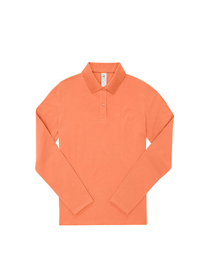 B&C BE INSPIRED - 210 My Dames Polo Lange Mouwen - Amalfi Coral