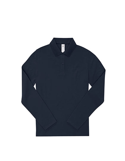 B&C BE INSPIRED - 210 My Dames Polo Lange Mouwen - Navy