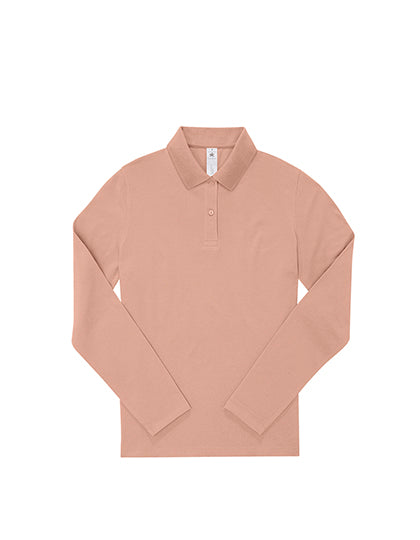 B&C BE INSPIRED - 210 My Dames Polo Lange Mouwen - Nude