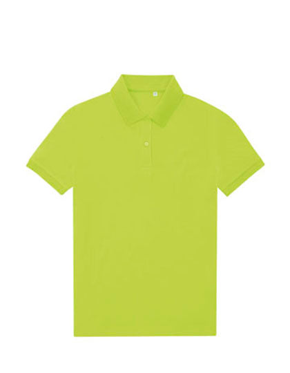 B&C BE INSPIRED - 65/35 Eco Dames Polo - Acid Lime