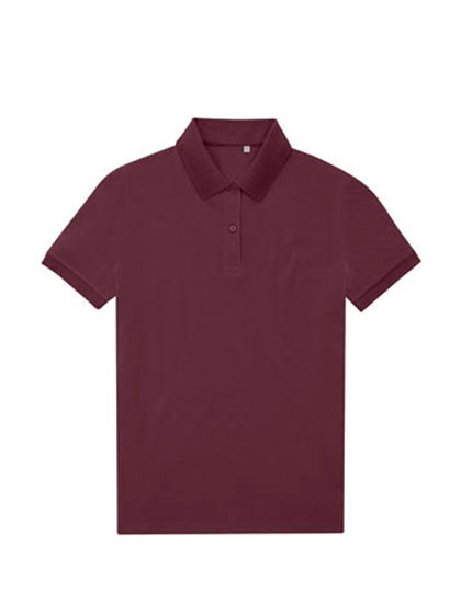 B&C BE INSPIRED - 65/35 Eco Dames Polo - Burgundy