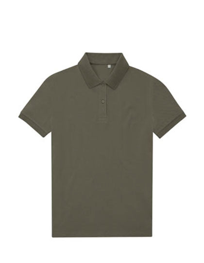 B&C BE INSPIRED - 65/35 Eco Dames Polo - Camo Green