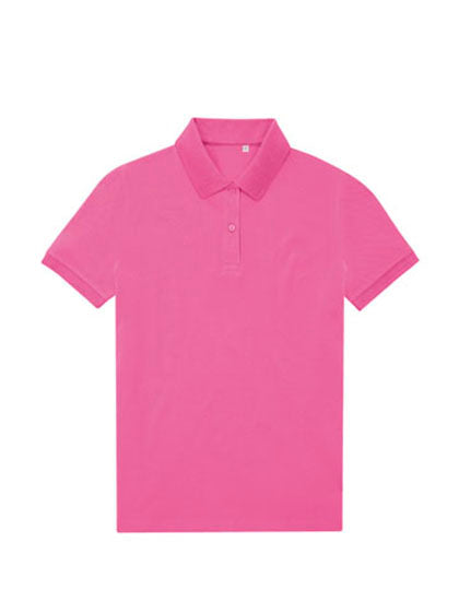 B&C BE INSPIRED - 65/35 Eco Dames Polo - Lotus Pink