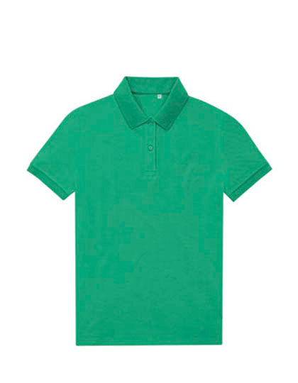 B&C BE INSPIRED - 65/35 Eco Dames Polo - Pop Green