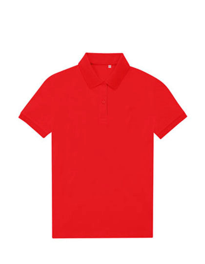 B&C BE INSPIRED - 65/35 Eco Dames Polo - Pop Tomato