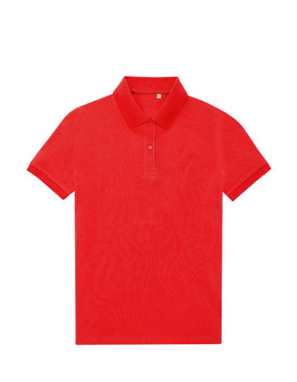 B&C BE INSPIRED - 65/35 Eco Dames Polo - Red