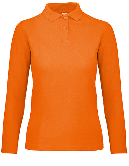 B&C - Longsleeve Dames Polo - Orange