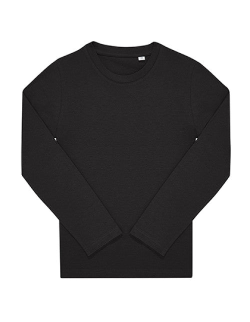 B&C BE INSPIRED - Kids #E150 Long Sleeve - Black