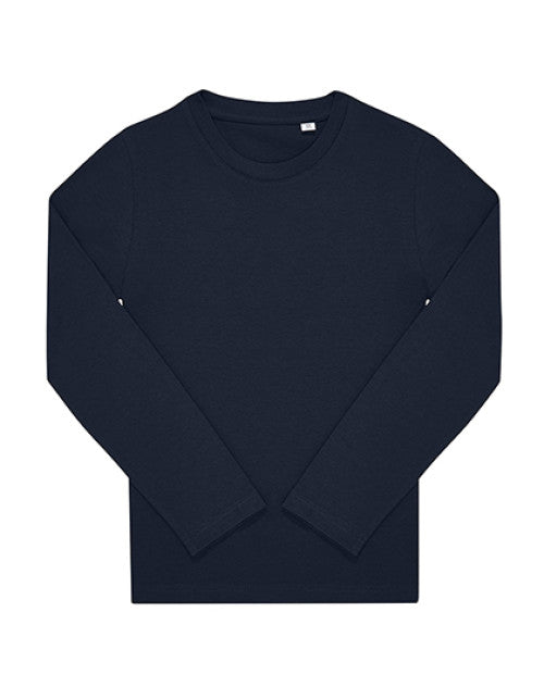 B&C BE INSPIRED - Kids #E150 Long Sleeve - Navy