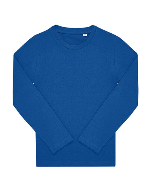 B&C BE INSPIRED - Kids #E150 Long Sleeve - Royal Blue