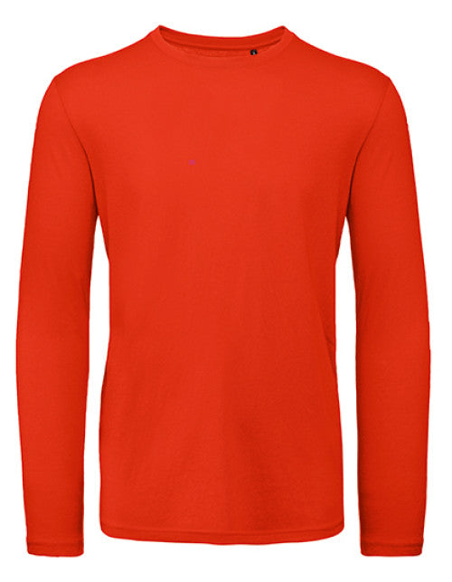 B&C BE INSPIRED - Inspire Long Sleeve T /Men_° - Fire Red