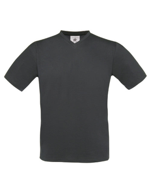 B&C BE INSPIRED - T-Shirt Exact V-Neck - Dark Grey (Solid)