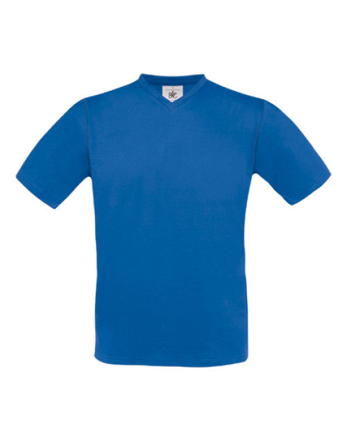 B&C BE INSPIRED - T-Shirt Exact V-Neck - Royal Blue