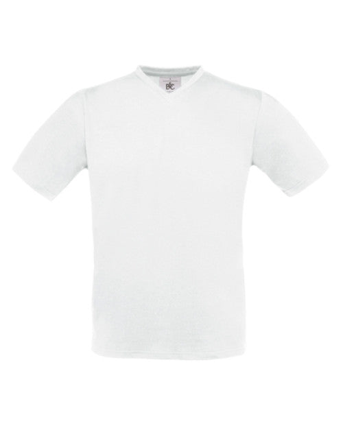 B&C BE INSPIRED - T-Shirt Exact V-Neck - White