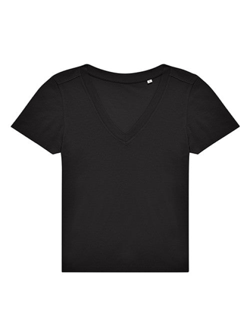 B&C BE INSPIRED - Women´s #E150 V T-Shirt - Black