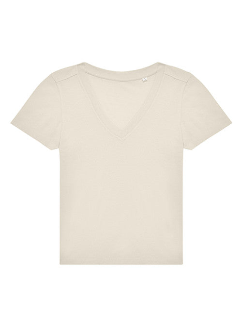 B&C BE INSPIRED - Women´s #E150 V T-Shirt - Off White