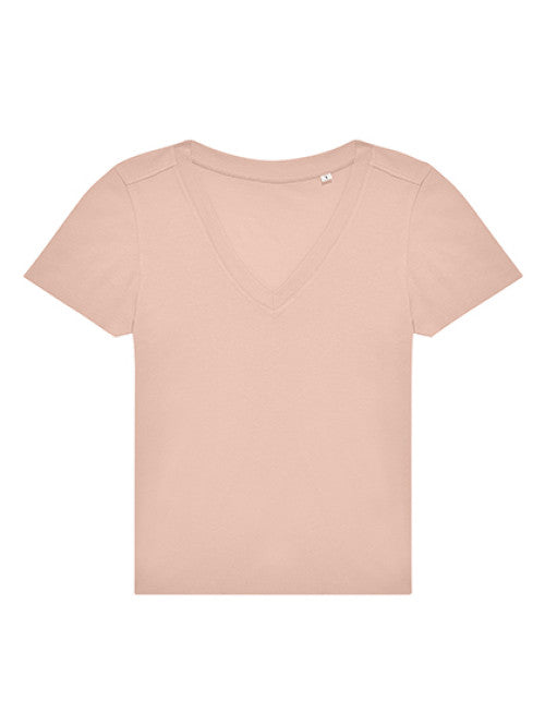 B&C BE INSPIRED - Women´s #E150 V T-Shirt - Soft Rose