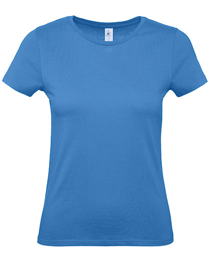 B&C - Dames E150 T-Shirt - Azure