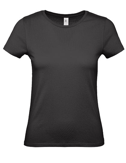 B&C - Dames E150 T-Shirt - Black
