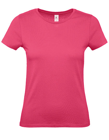 B&C - Dames E150 T-Shirt - Fuchsia