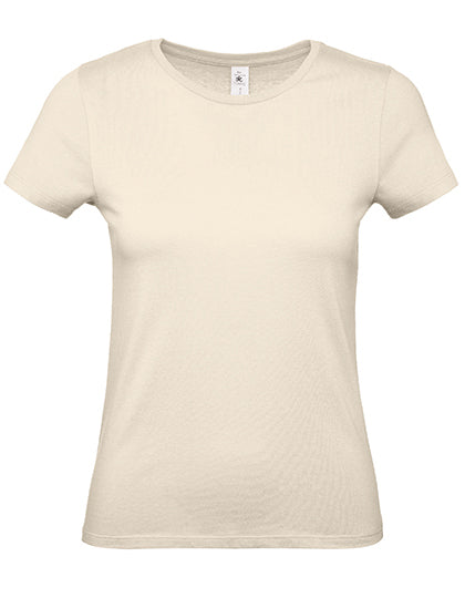 B&C - Dames E150 T-Shirt - Natural