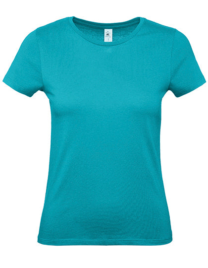 B&C - Dames E150 T-Shirt - Real Turquoise