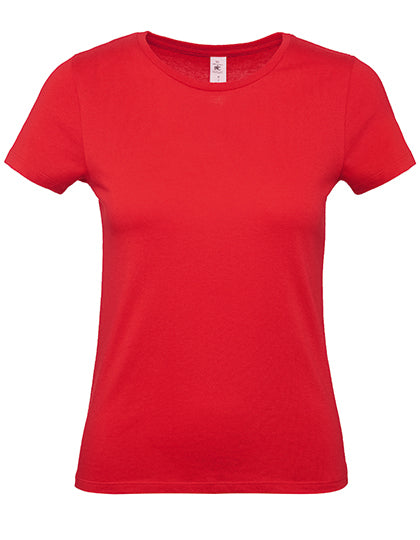 B&C - Dames E150 T-Shirt - Red