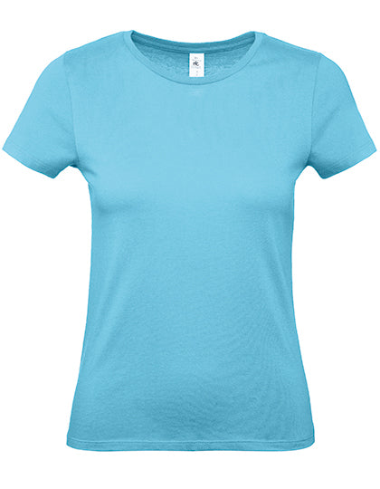 B&C - Dames E150 T-Shirt - Turquoise